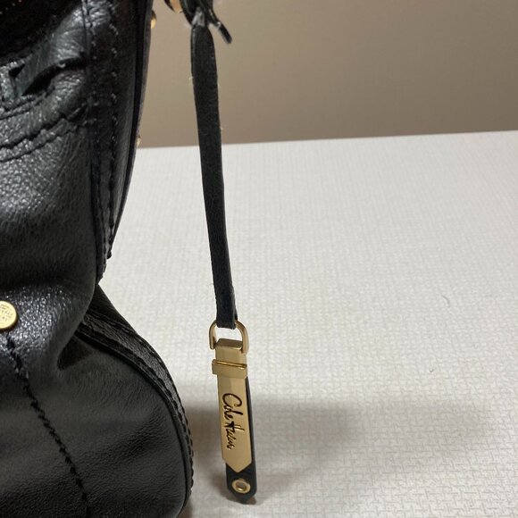 GUC Black Leather Cole Haan Satchel or Shoulder Bag - Picture 4 of 12